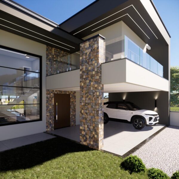 Casa espetacular com 5 quartos, sendo 4 suítes, com 245,00 metros de área construída - Imagem 7