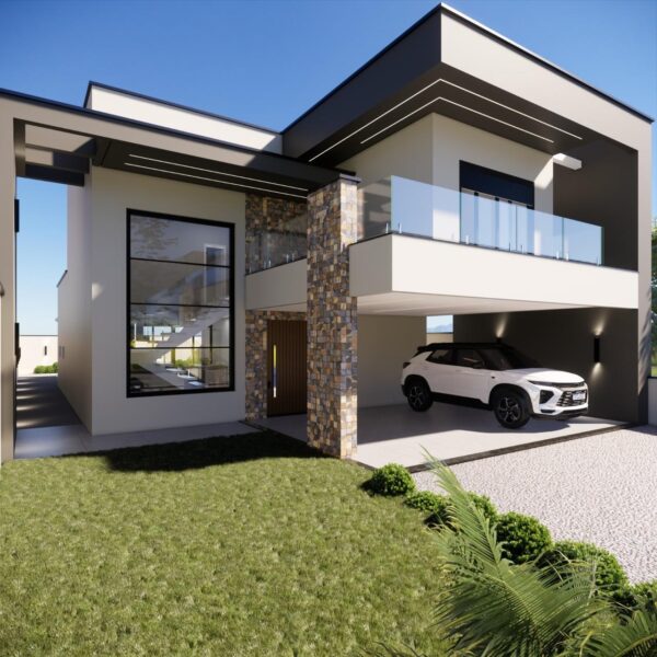 Casa espetacular com 5 quartos, sendo 4 suítes, com 245,00 metros de área construída - Imagem 8